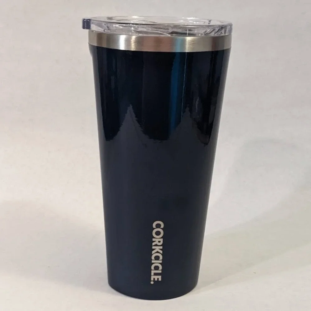Corkcicle 16oz Insulated Tumbler Navy Blue Ascension St Vincent Stainless Steel